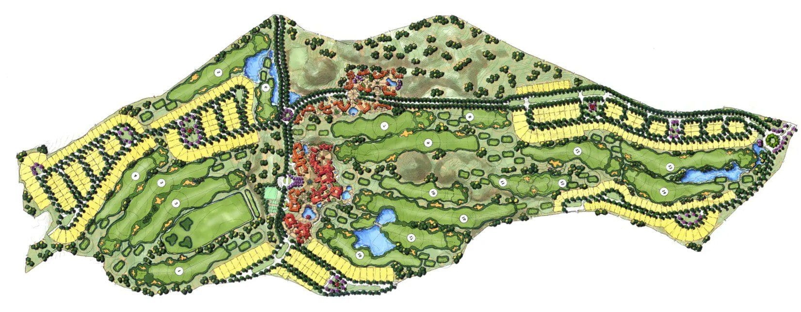 A map of the course for the 2 0 1 8 pga championship.