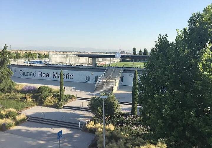 A view of the airport from above.